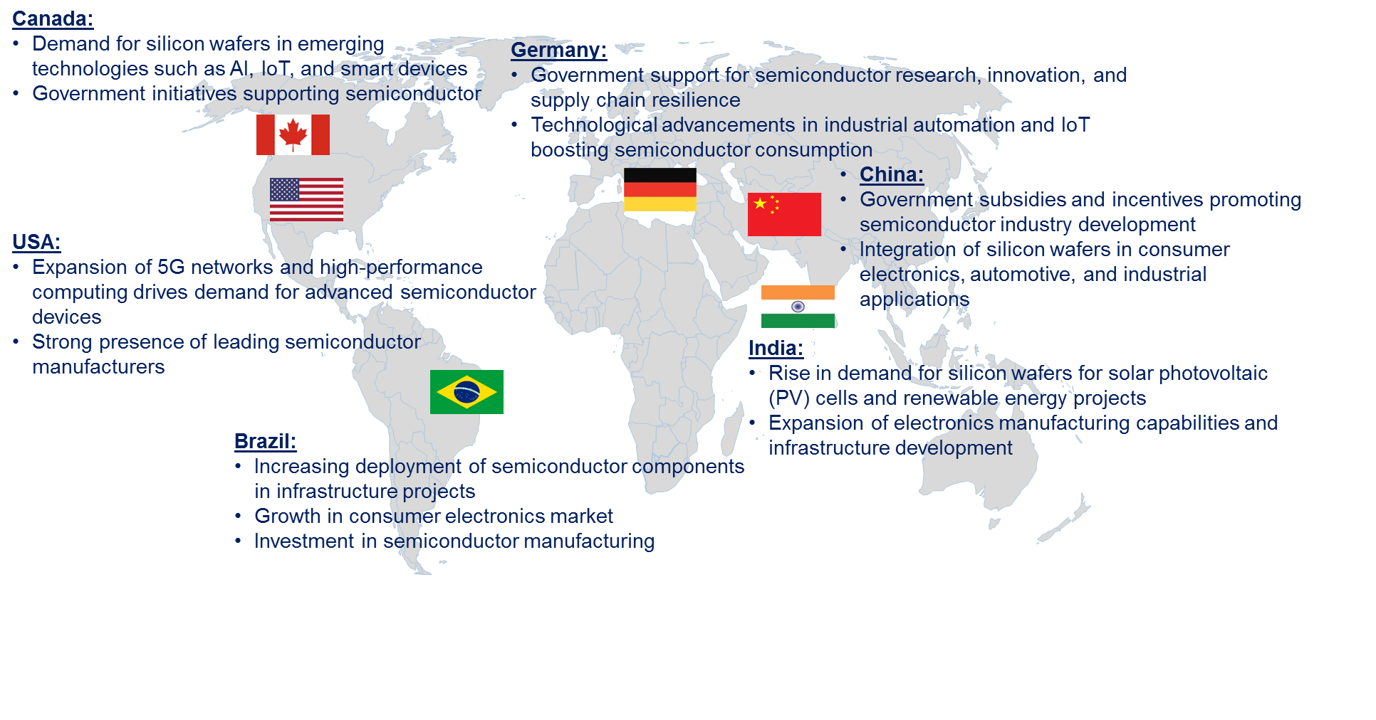 Semiconductor Silicon Wafer Market  by Country